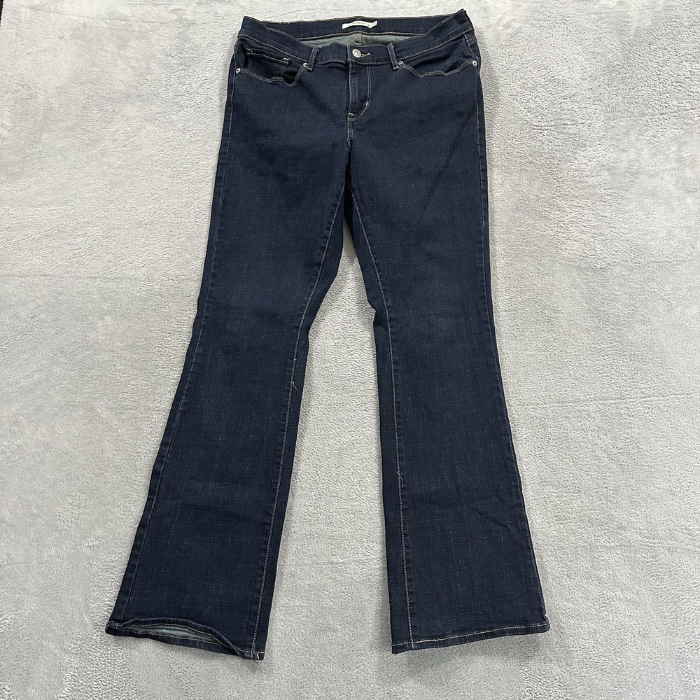 Levi's Jeans Women 12 Classic Bootcut Dark Blue Denim Western Y2K